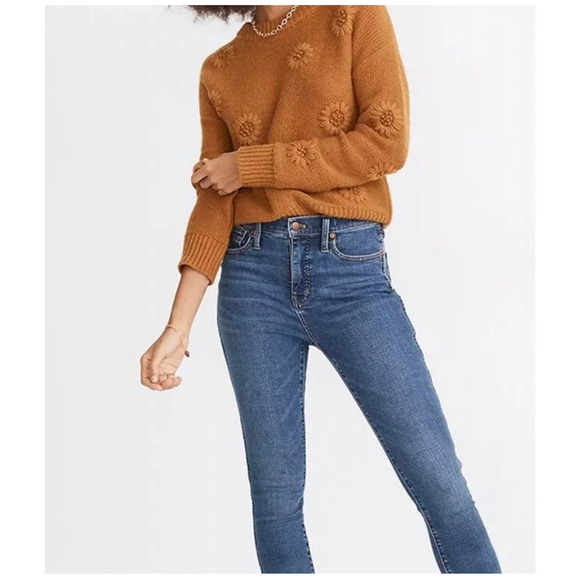 Madewell 10" High-Rise Skinny Blue Jeans  - Size 26 - Picture 1 of 9